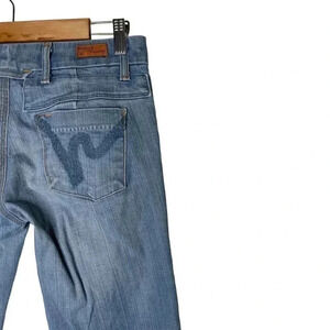 Citizens of Humanity Low Rise Flare Blue Wash Denim Stretch Jeans Size  28